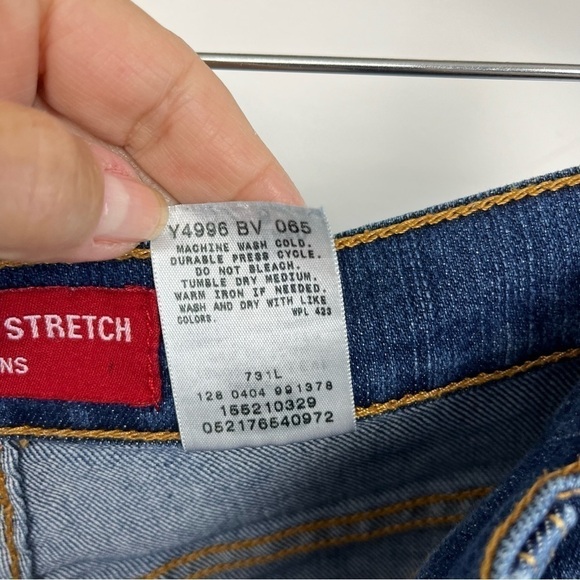 Levi 512 Classic Slim Stretch. Size 12 Short - Picture 4 of 6